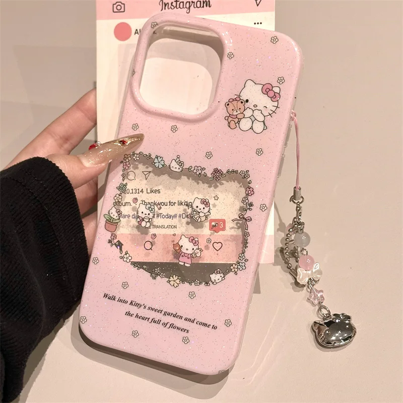 iphone16/15 Pink KT Cat Phone Case Kawaii Cute Girl Heart 16promax Soft Protective Cover With Bracelet Creative Phone Case
iphone16/15 Pink KT Cat Phone Case Kawaii Cute Girl Heart 16promax Soft Protective Cover With Bracelet Creative Phone Case