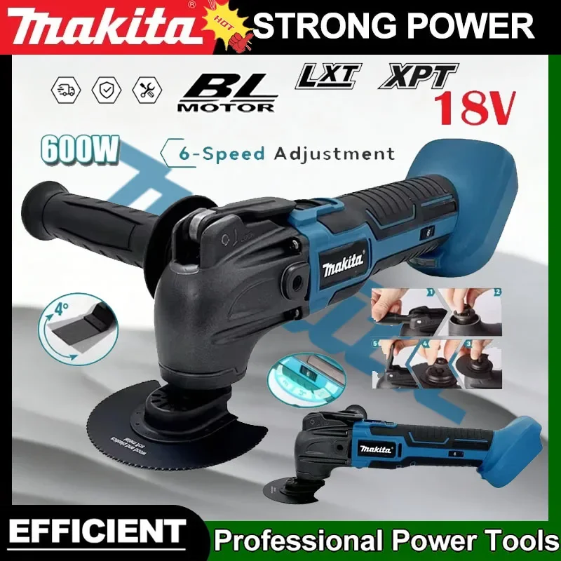 Makita 20000OPM Electric Saw Woodworking Power Tool 600W Oscillating Multi Function Tool Trimmer Cutting for 21V 18V Battery
Makita 20000OPM Electric Saw Woodworking Power Tool 600W Oscillating Multi Function Tool Trimmer Cutting for 21V 18V Battery