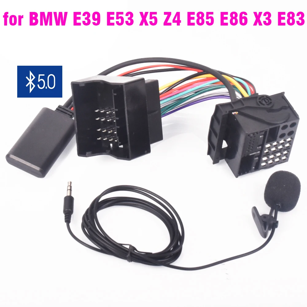 Bluetooth 5.0 Music Audio Adapter Microphone Cable For MINIONE COOPER for BMW E39 E53 X5 Z4 E85 E86 X3 E83
Bluetooth 5.0 Music Audio Adapter Microphone Cable For MINIONE COOPER for BMW E39 E53 X5 Z4 E85 E86 X3 E83