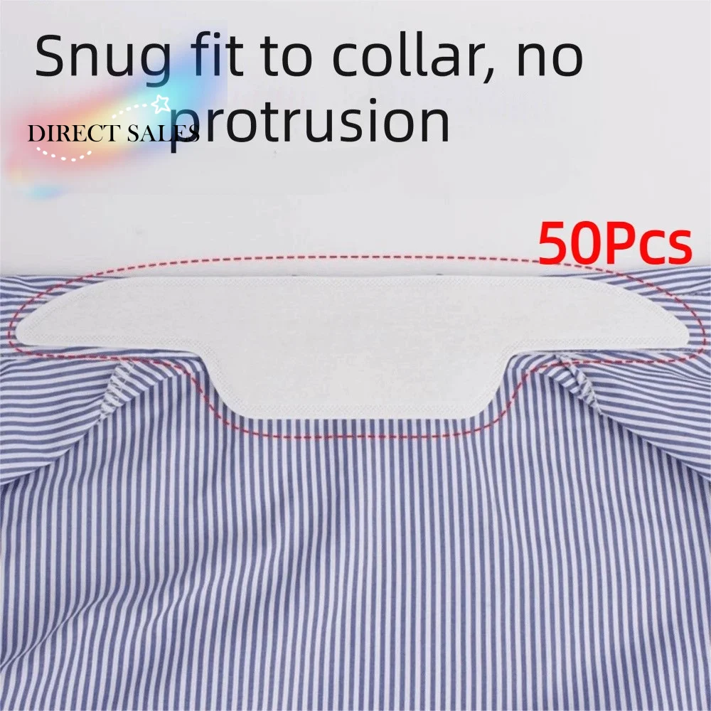 50Pcs Anti-Dirty Sweat Collar Absorber Pads Absorbing Sweat White Collar Sweat Pads Breathable Disposable Shirt Guard Suit
50Pcs Anti-Dirty Sweat Collar Absorber Pads Absorbing Sweat White Collar Sweat Pads Breathable Disposable Shirt Guard Suit
