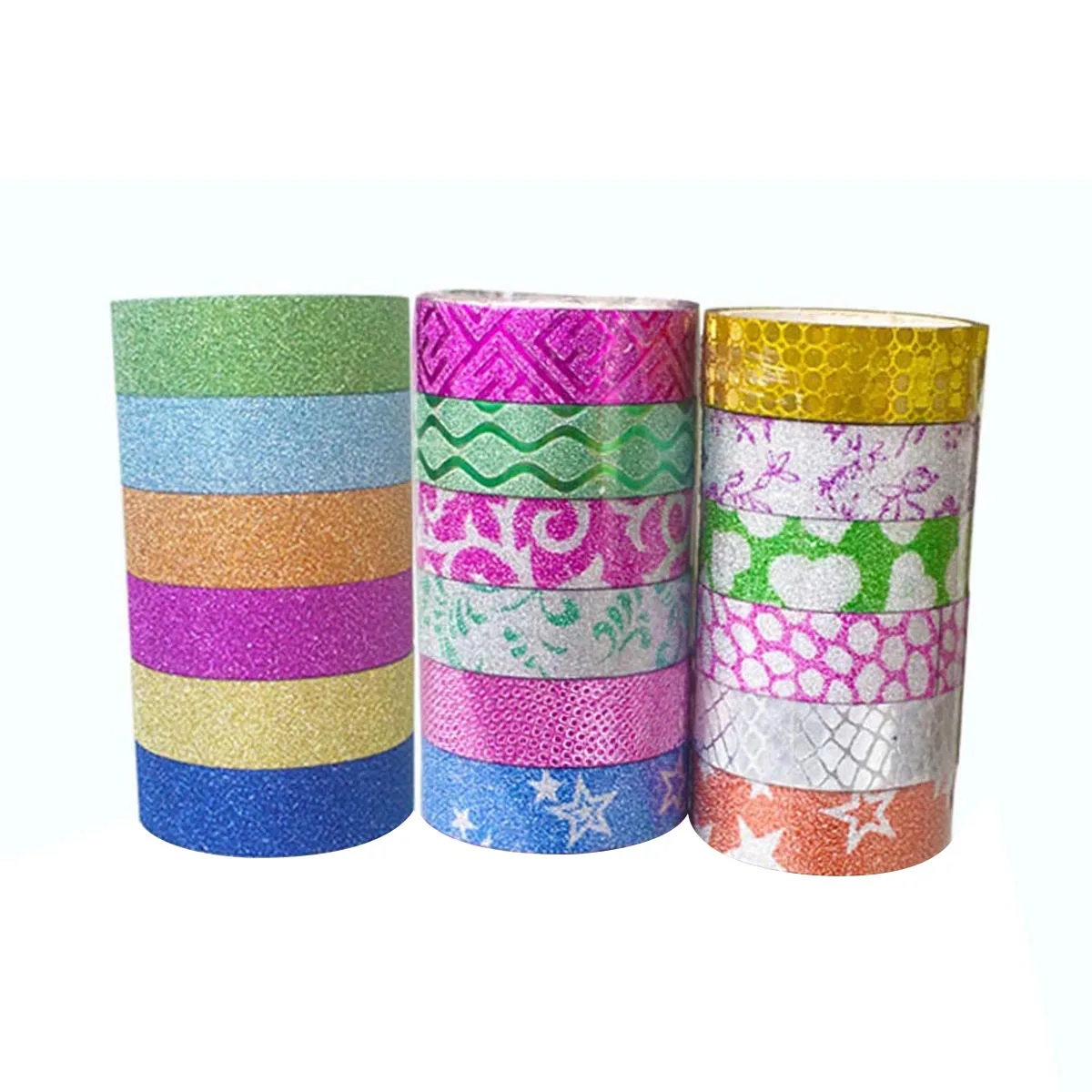 10pcs Colorful Glitter Washi Tape Set Decorative Adhesive Creative Stickers Waterproof Craft Tapes Scrapbooking Gift
10pcs Colorful Glitter Washi Tape Set Decorative Adhesive Creative Stickers Waterproof Craft Tapes Scrapbooking Gift