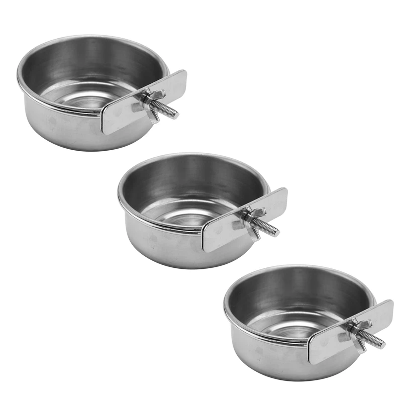【CLEARANCE】3-Piece Bird Feeder Cup Stainless Steel Parrot Feeder Cup Animal Cage Water Food Bowl S
【CLEARANCE】3-Piece Bird Feeder Cup Stainless Steel Parrot Feeder Cup Animal Cage Water Food Bowl S