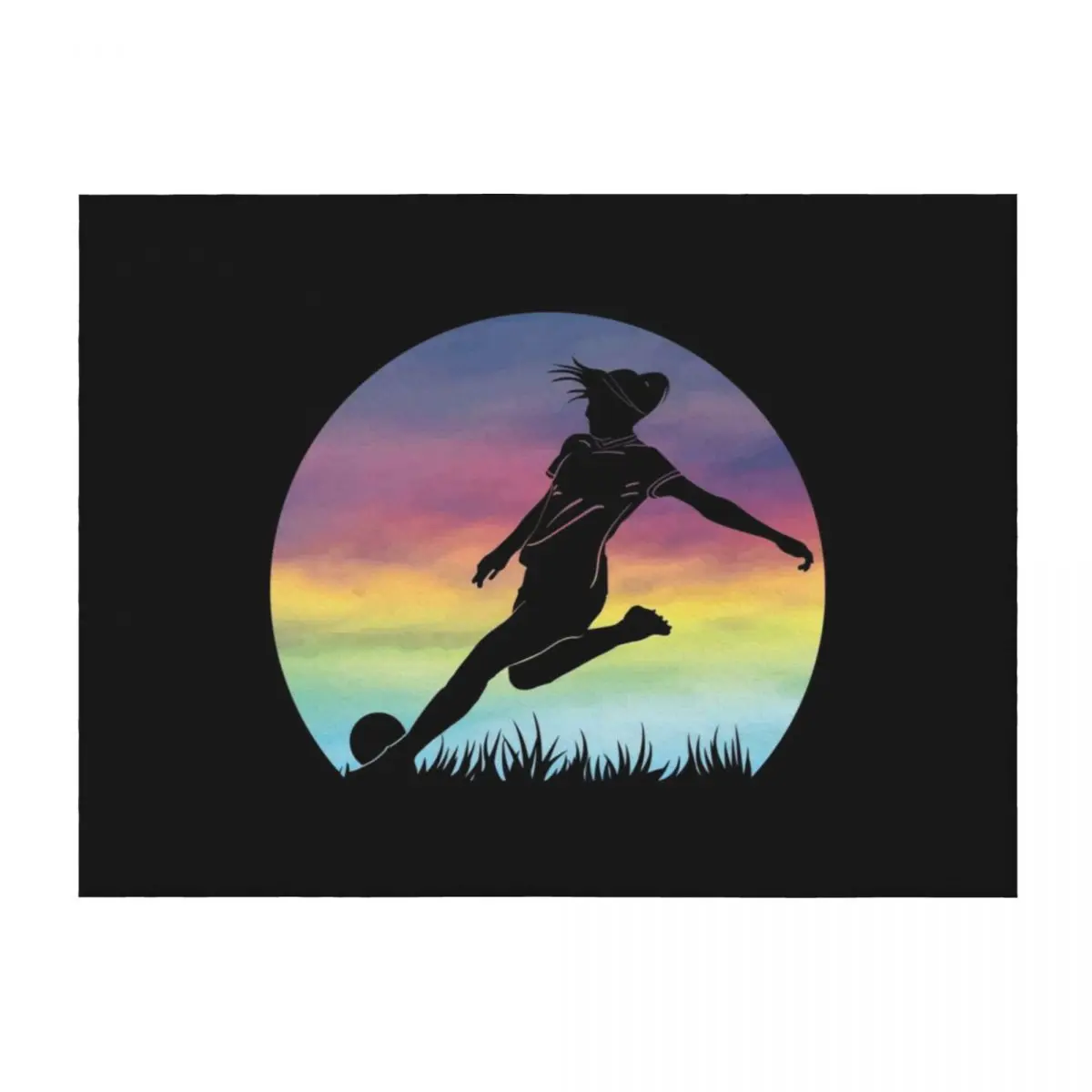 Women's Soccer Silhouette Colorful Retro Sunset Girls Soccer Throw Blanket Summer Luxury Throw Beach Blankets
Women's Soccer Silhouette Colorful Retro Sunset Girls Soccer Throw Blanket Summer Luxury Throw Beach Blankets