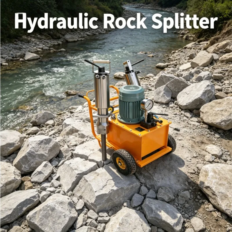 Hydraulic Stone Rock Splitter Machine, Excavator Wedge Type Large Pneumatic Concrete Splitting Equipment
Hydraulic Stone Rock Splitter Machine, Excavator Wedge Type Large Pneumatic Concrete Splitting Equipment