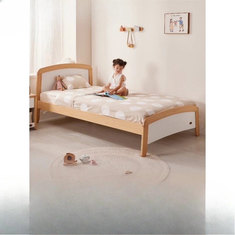 Solid wood children's bed one meter single bed small bed boys and girls small apartment furniture
Solid wood children's bed one meter single bed small bed boys and girls small apartment furniture