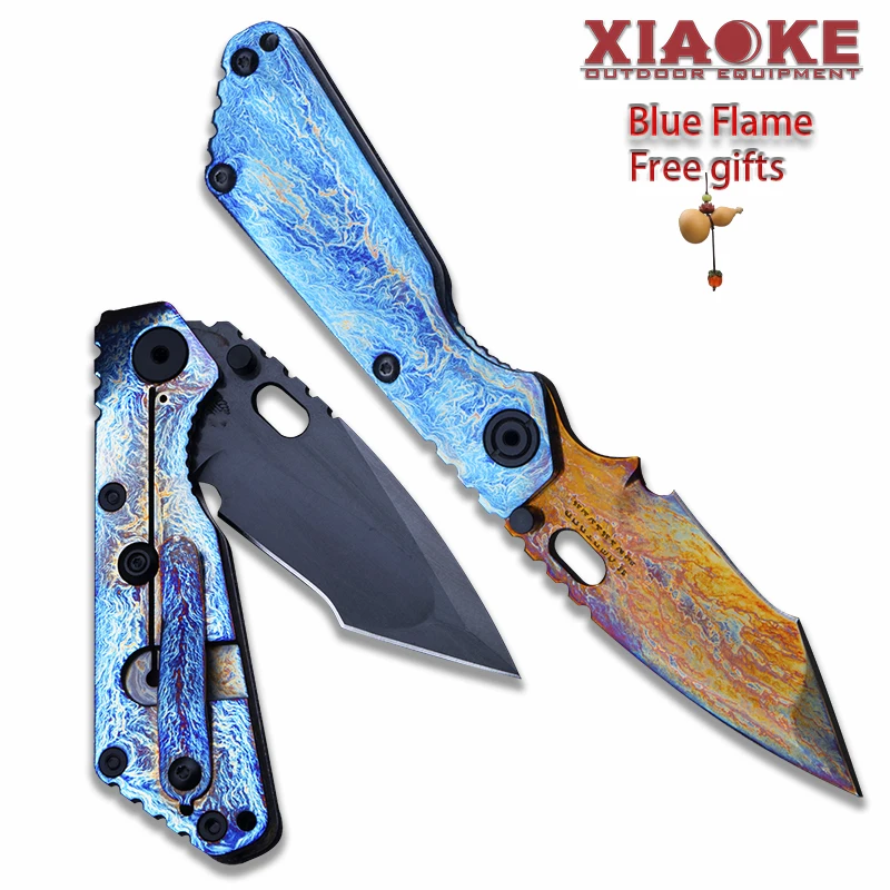M390 Steel Folding Pocket Knife with TC4 Titanium Handle Outdoor Camping EDC Tool Nano DLC Anodized Blade Gift for Men
M390 Steel Folding Pocket Knife with TC4 Titanium Handle Outdoor Camping EDC Tool Nano DLC Anodized Blade Gift for Men