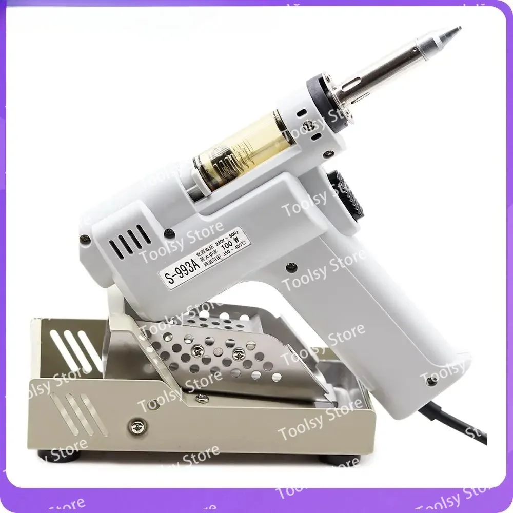 S-993A Совершенно новый мощный одиночный воздушный насос, электрическое устройство всасывания олова, всасывающий пистолет, всасывающий насос, 100 Вт, инструмент для удаления олова
S-993A Совершенно новый мощный одиночный воздушный насос, электрическое устройство всасывания олова, всасывающий пистолет, всасывающий насос, 100 Вт, инструмент для удаления олова
