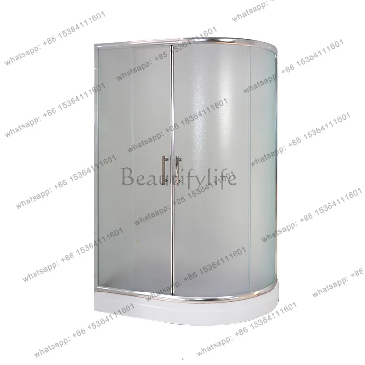 Simple shower room High basin Integral with bathtub L-shaped partition screen Tempered glass
Simple shower room High basin Integral with bathtub L-shaped partition screen Tempered glass