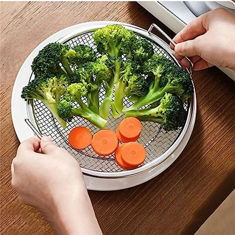 2PCS Stainless Steel Frying Oil Residue Filter Screen Ear Oil Drain Artifact Filter Screen Plate Fried Chicken Silver
2PCS Stainless Steel Frying Oil Residue Filter Screen Ear Oil Drain Artifact Filter Screen Plate Fried Chicken Silver