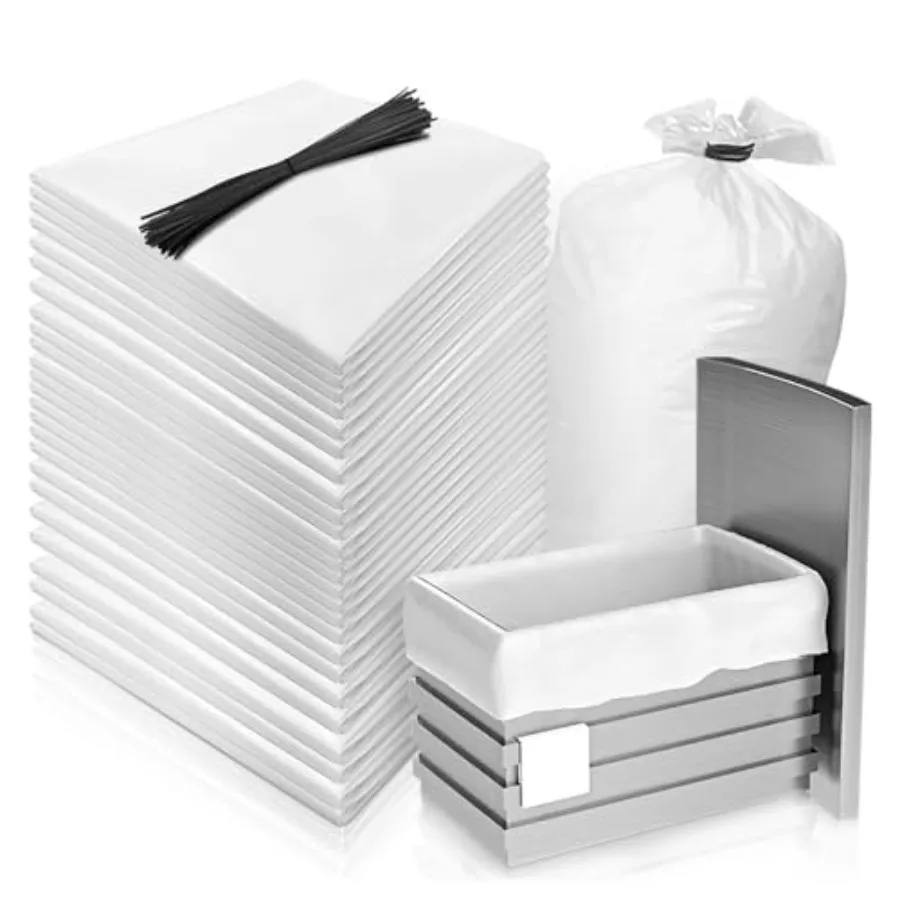 60-pack W10165294RB Trash Compactor Bags - leak-proof trash compactor bags for kitchen 60-ct 15 inches - Fits 15-inch Rectangul
60-pack W10165294RB Trash Compactor Bags - leak-proof trash compactor bags for kitchen 60-ct 15 inches - Fits 15-inch Rectangul