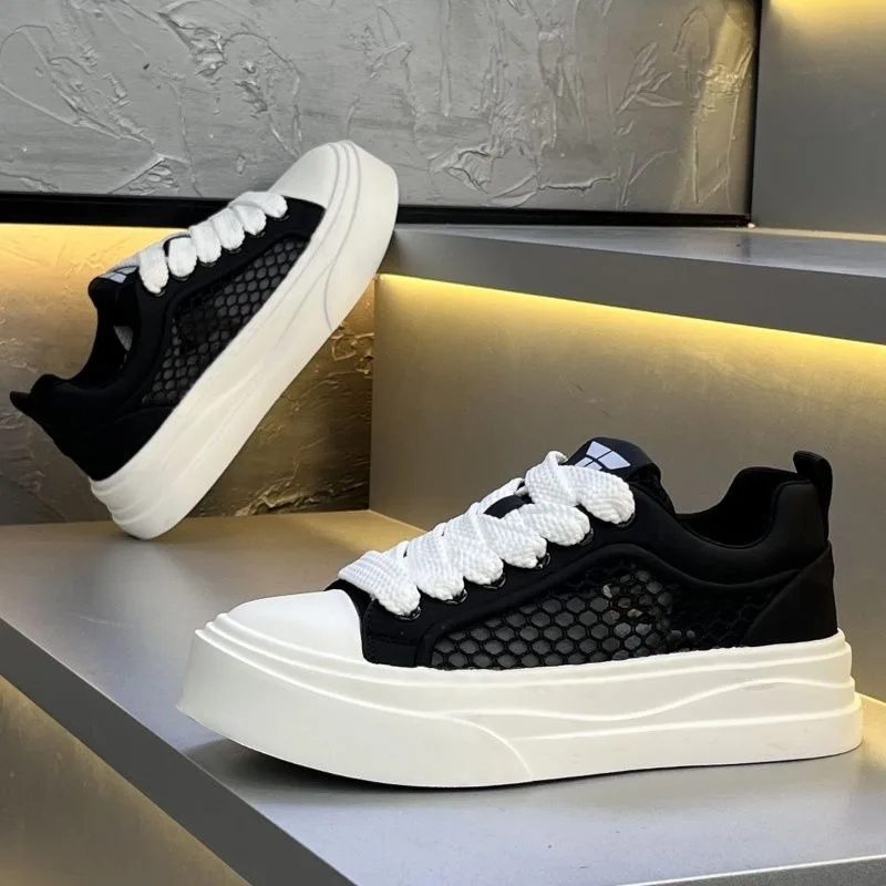 2026 New Men's Mesh Breathable Thick Soled Shoes Fashion Trend Comfortable Non Slip Slip on Chunky Sneakers High Quality Casual
2026 New Men's Mesh Breathable Thick Soled Shoes Fashion Trend Comfortable Non Slip Slip on Chunky Sneakers High Quality Casual
