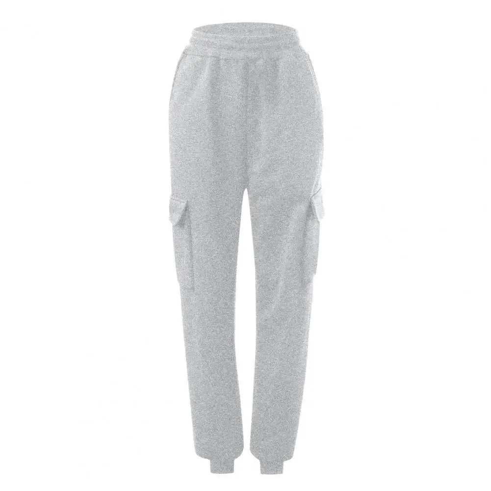 Solid Color Pants Versatile Women Pants Comfortable Women's Elastic Waist Cargo Pants with Multiple Pockets for Casual Sports
Solid Color Pants Versatile Women Pants Comfortable Women's Elastic Waist Cargo Pants with Multiple Pockets for Casual Sports