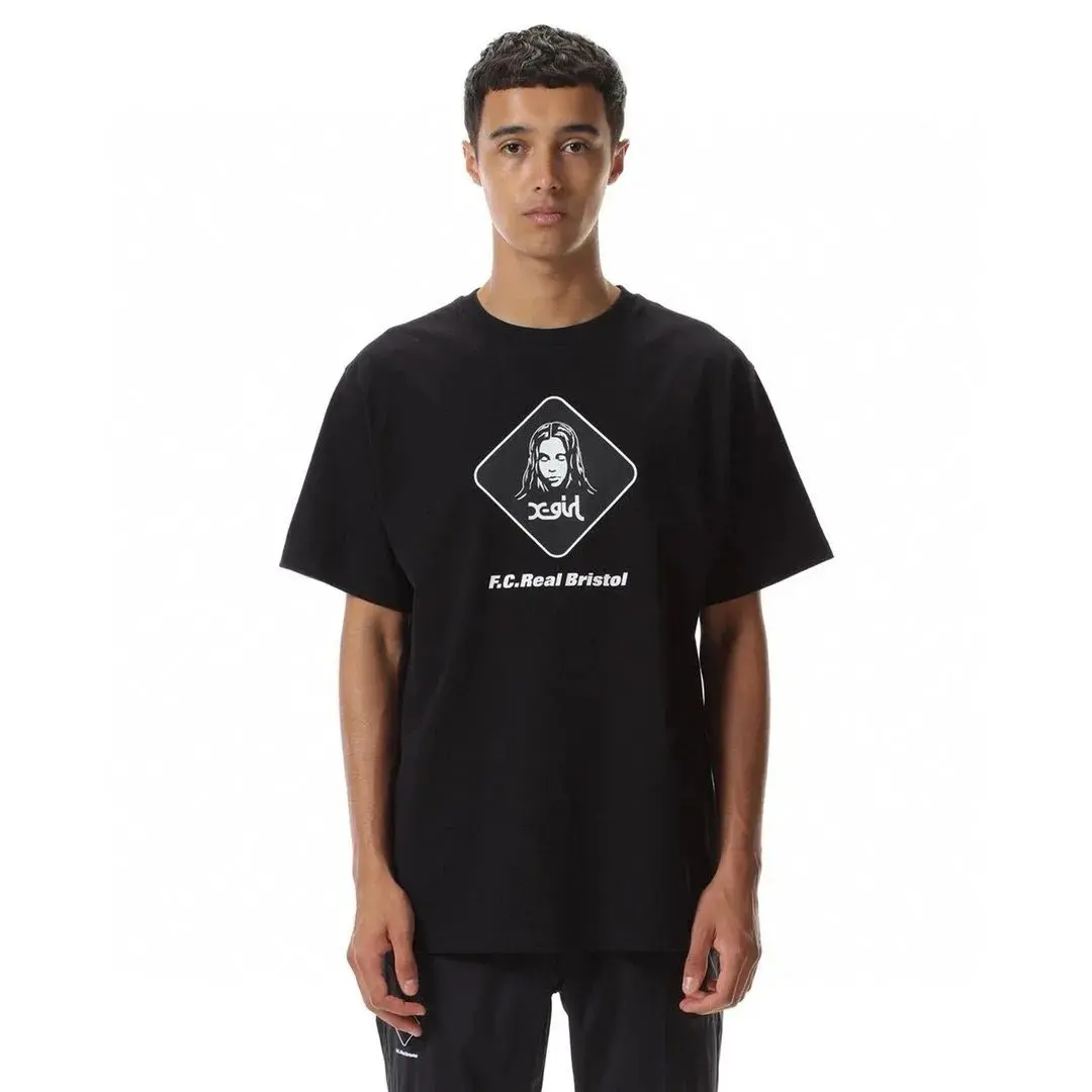 Unisex Short Sleeve T-Shirt FCRB Collaborative Portrait Print Loose Fit Breathable Sweat Absorbent Polyester Fiber Summer Wear
Unisex Short Sleeve T-Shirt FCRB Collaborative Portrait Print Loose Fit Breathable Sweat Absorbent Polyester Fiber Summer Wear