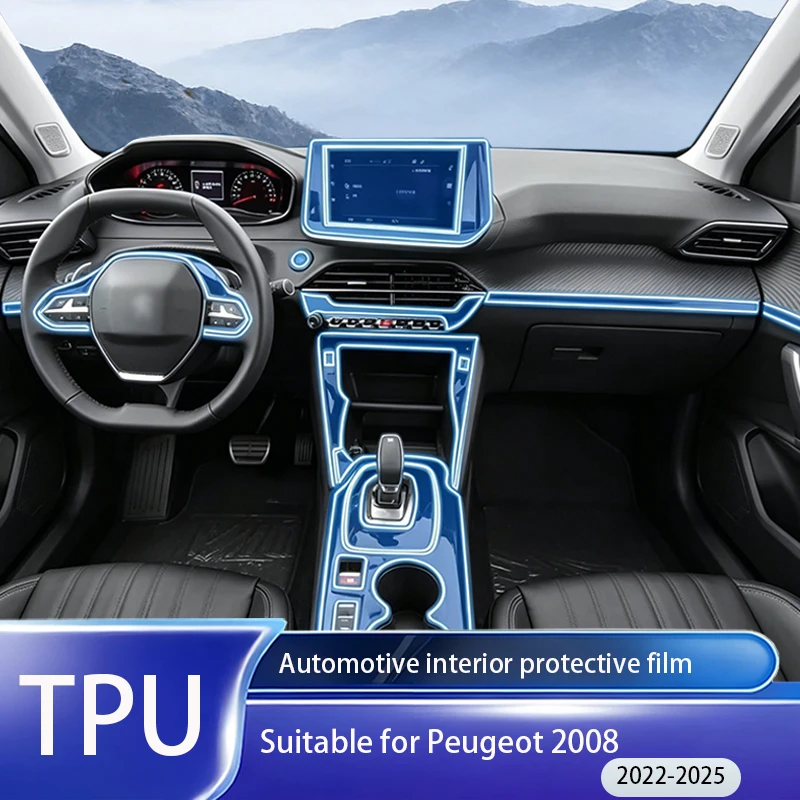Fit for Peugeot 2008 2022-2025 Interior TPU Anti-Scratch Waterproof Dash Nav Door Panel Console Decor Full Protective Cover
Fit for Peugeot 2008 2022-2025 Interior TPU Anti-Scratch Waterproof Dash Nav Door Panel Console Decor Full Protective Cover
