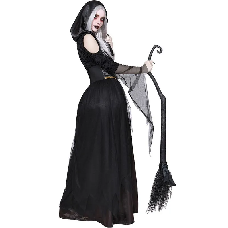 Halloween Evil Witch Cosplay Costume Role Play Cape Death Women's Traditional Ethnic Stage Wear Summer 2019 31%-50% Contents
Halloween Evil Witch Cosplay Costume Role Play Cape Death Women's Traditional Ethnic Stage Wear Summer 2019 31%-50% Contents