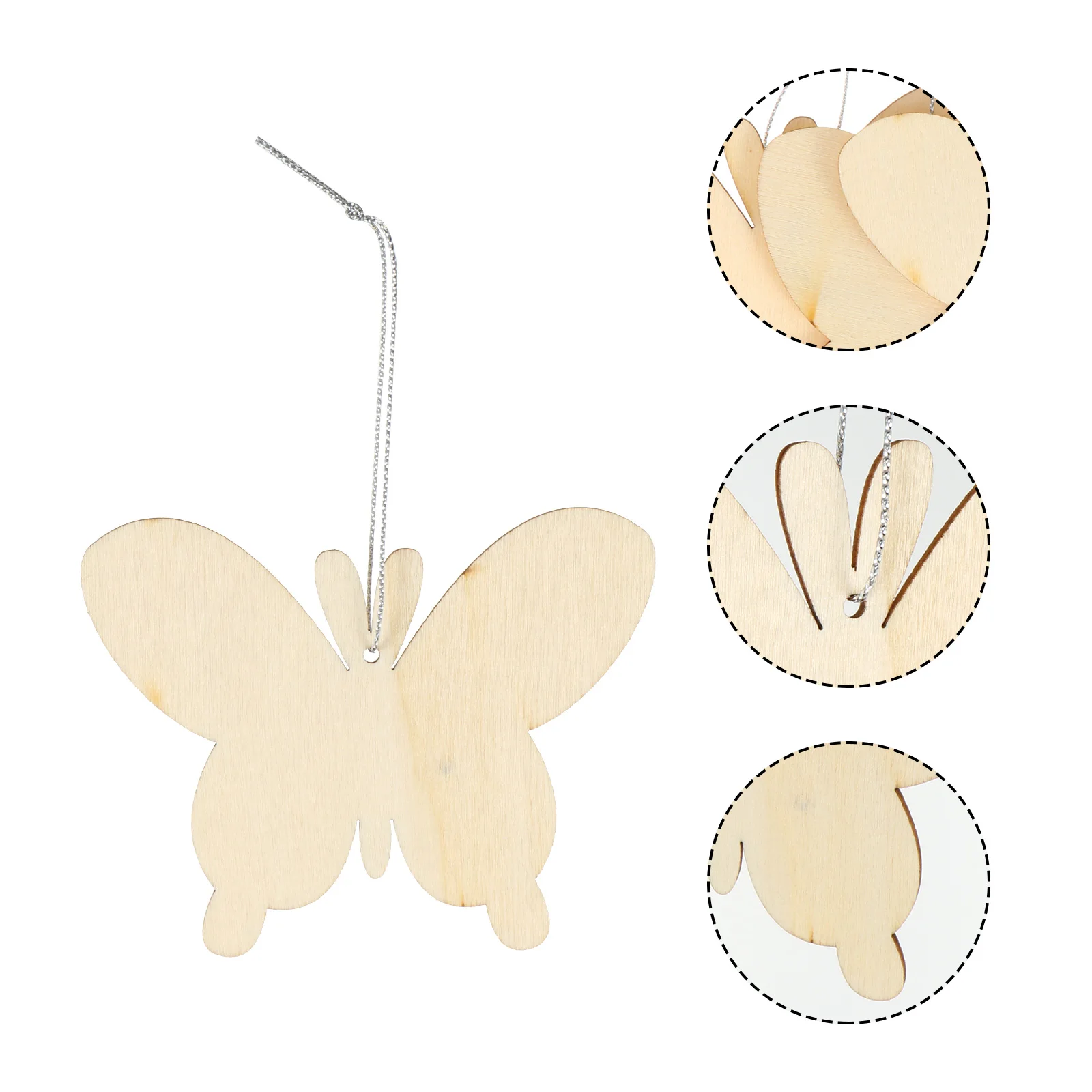 50 Pcs Blank Wooden Butterfly Cutouts Lightweight Durable DIY Craft Slices Unfinished Wood Pieces H Art Party Decorations
50 Pcs Blank Wooden Butterfly Cutouts Lightweight Durable DIY Craft Slices Unfinished Wood Pieces H Art Party Decorations