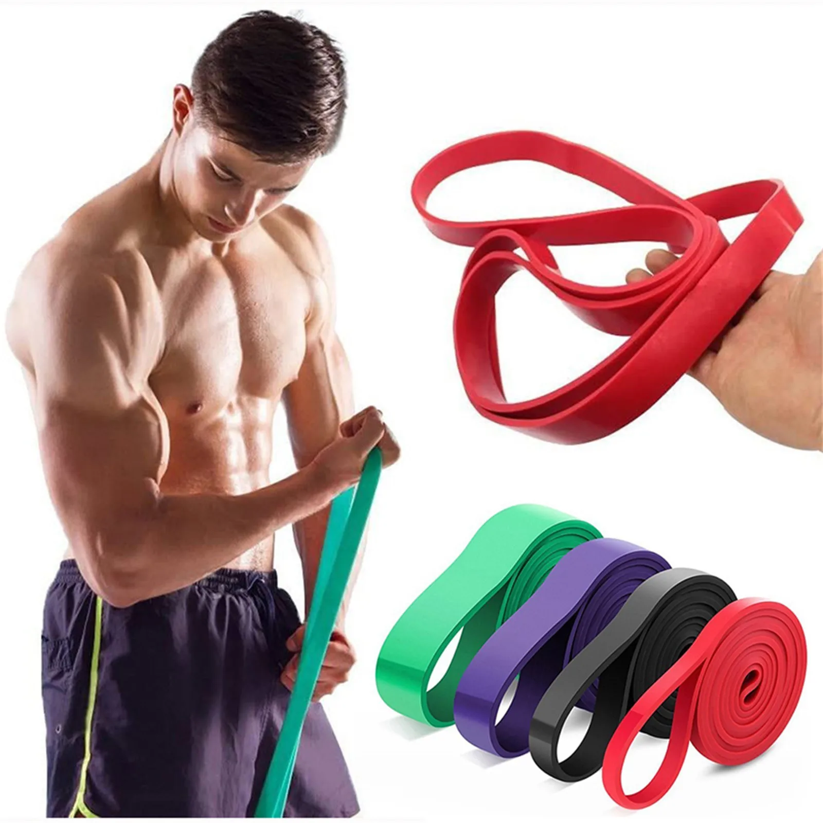 4pcs Women Men Loop Elastic Resistance Bands Weight Lifting Bands Powerlifting Bands Pullup Assistance Bands Yoga Stretch Bands
4pcs Women Men Loop Elastic Resistance Bands Weight Lifting Bands Powerlifting Bands Pullup Assistance Bands Yoga Stretch Bands