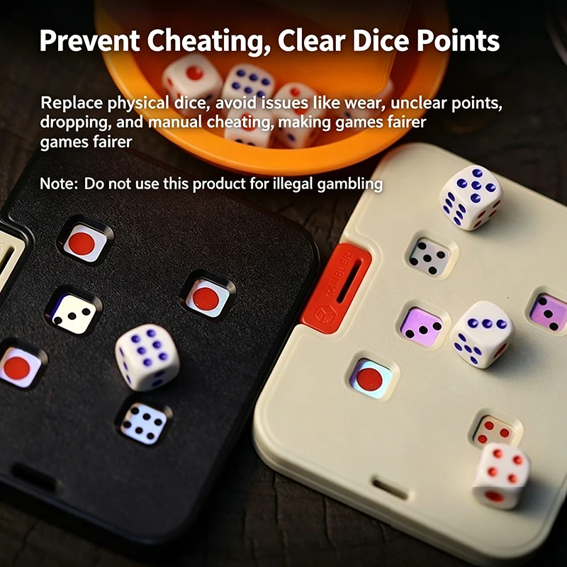 Portable Mechanical Dice Card, Press-Reset 5-Dice Random Generator, EDC Fidget Toy For Party Games Stress Relief Unique Gifts
Portable Mechanical Dice Card, Press-Reset 5-Dice Random Generator, EDC Fidget Toy For Party Games Stress Relief Unique Gifts