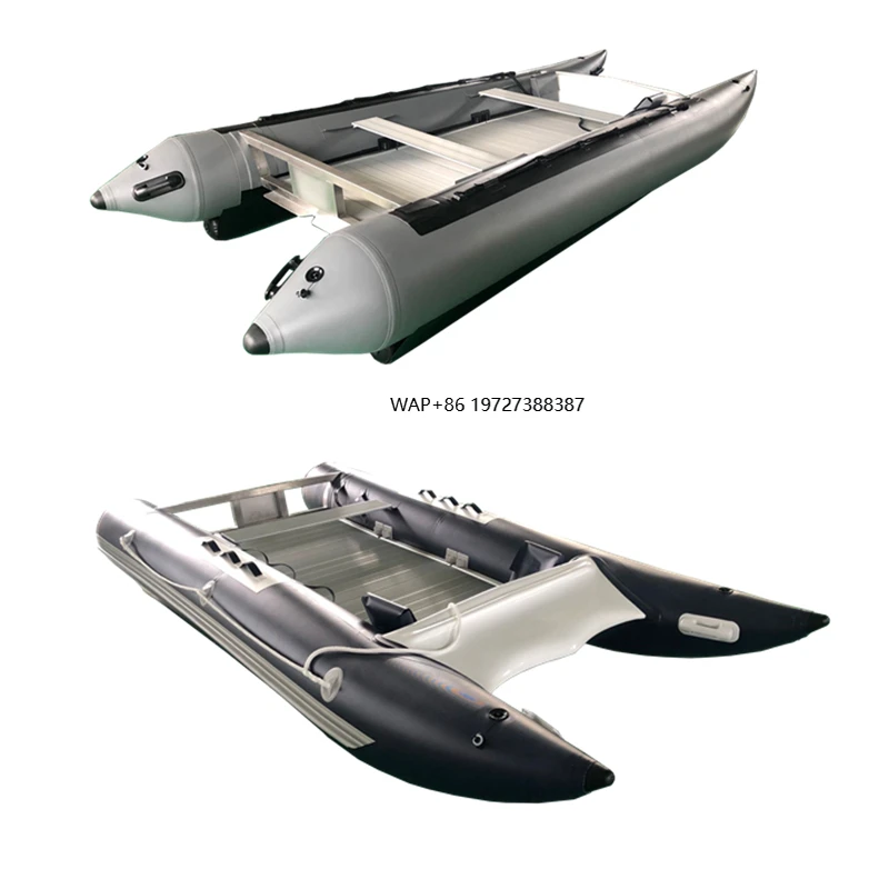 High Speed Foldable 1.2mm PVC Fishing Inflatable Catamaran Boat Rowing Boat
High Speed Foldable 1.2mm PVC Fishing Inflatable Catamaran Boat Rowing Boat
