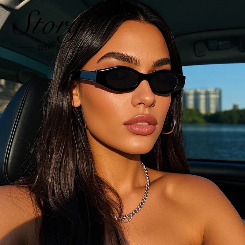STORY Retro Fashion Narrow Oval Sunglasses Women Men Brand Designer Vintage Trendy Blue Green Skinny Frame Sun Glasses UV S3905N
STORY Retro Fashion Narrow Oval Sunglasses Women Men Brand Designer Vintage Trendy Blue Green Skinny Frame Sun Glasses UV S3905N