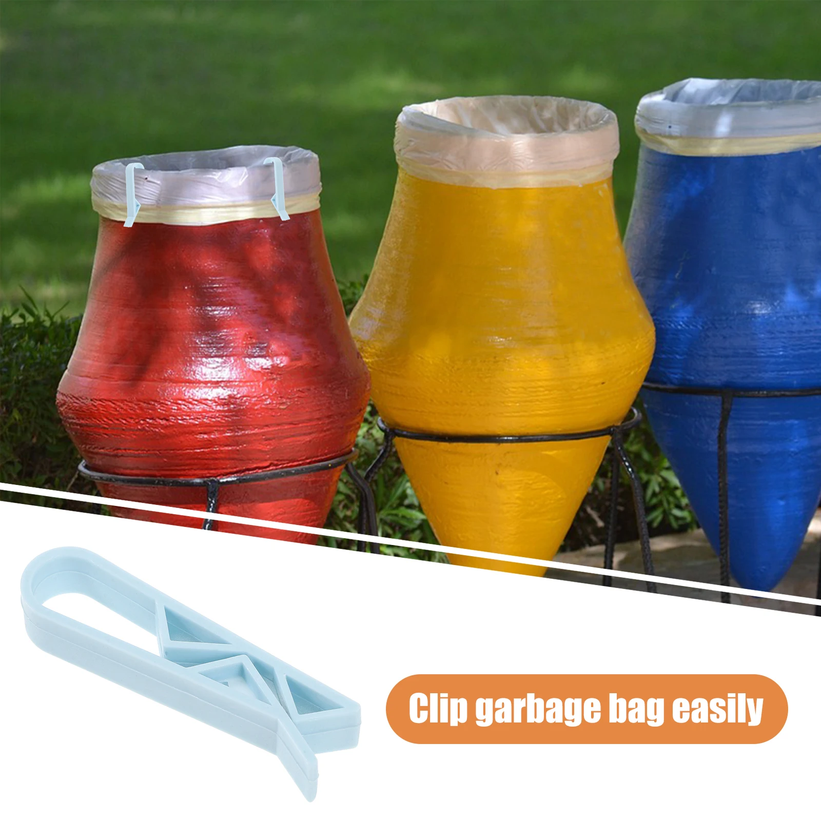 20 Pcs Trash Bag Clip Waste Bin Holder Anti-Slip Garbage Multifunction Bins Can Clamp 
20 Pcs Trash Bag Clip Waste Bin Holder Anti-Slip Garbage Multifunction Bins Can Clamp