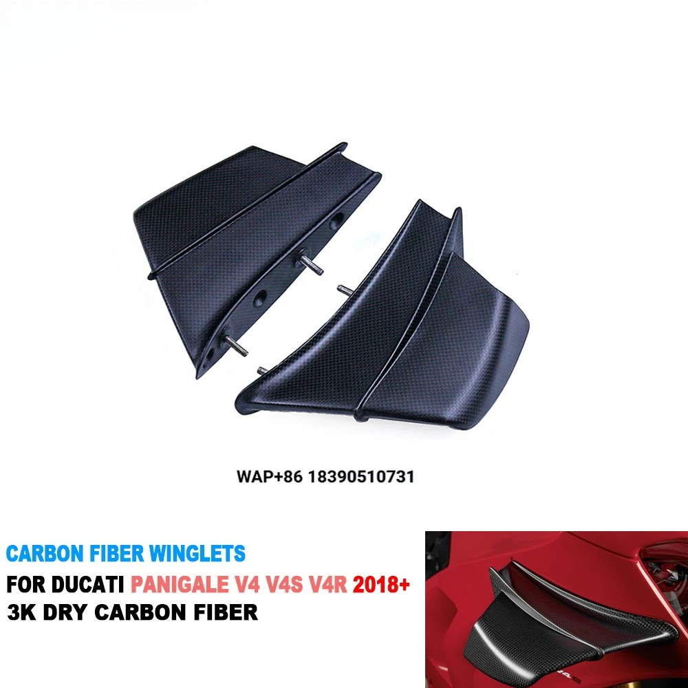 Dry 3K Carbon Fiber in Stock Winglets for V4 V4S V4R 2018-2021
Dry 3K Carbon Fiber in Stock Winglets for V4 V4S V4R 2018-2021