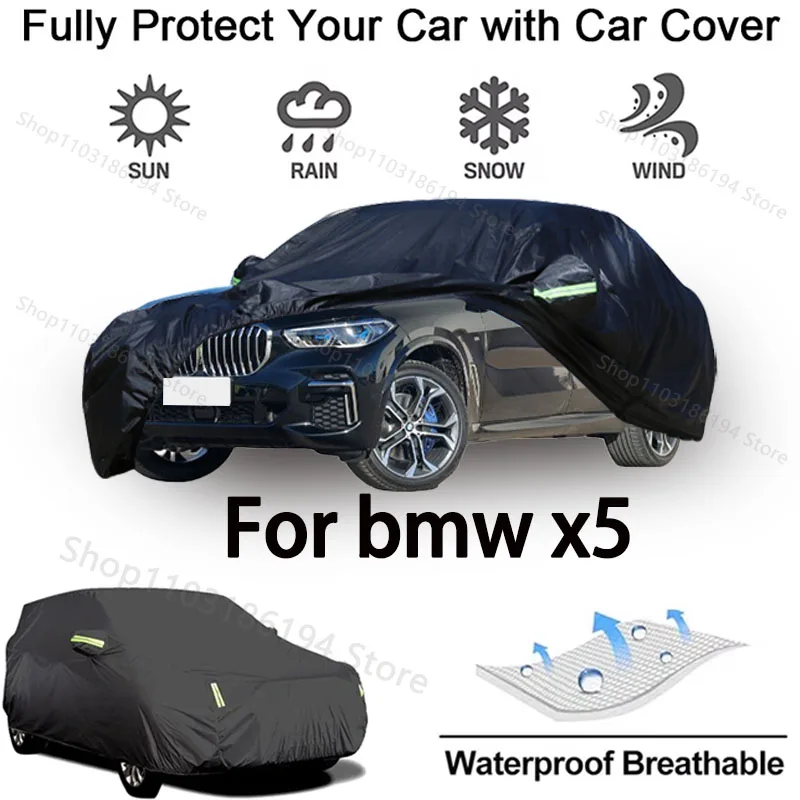 Full Car Cover For BMW X5 Outdoor Protective Gear-Snowproof, Sunshield, Waterproof and Dustproof Automobile Accessories
Full Car Cover For BMW X5 Outdoor Protective Gear-Snowproof, Sunshield, Waterproof and Dustproof Automobile Accessories