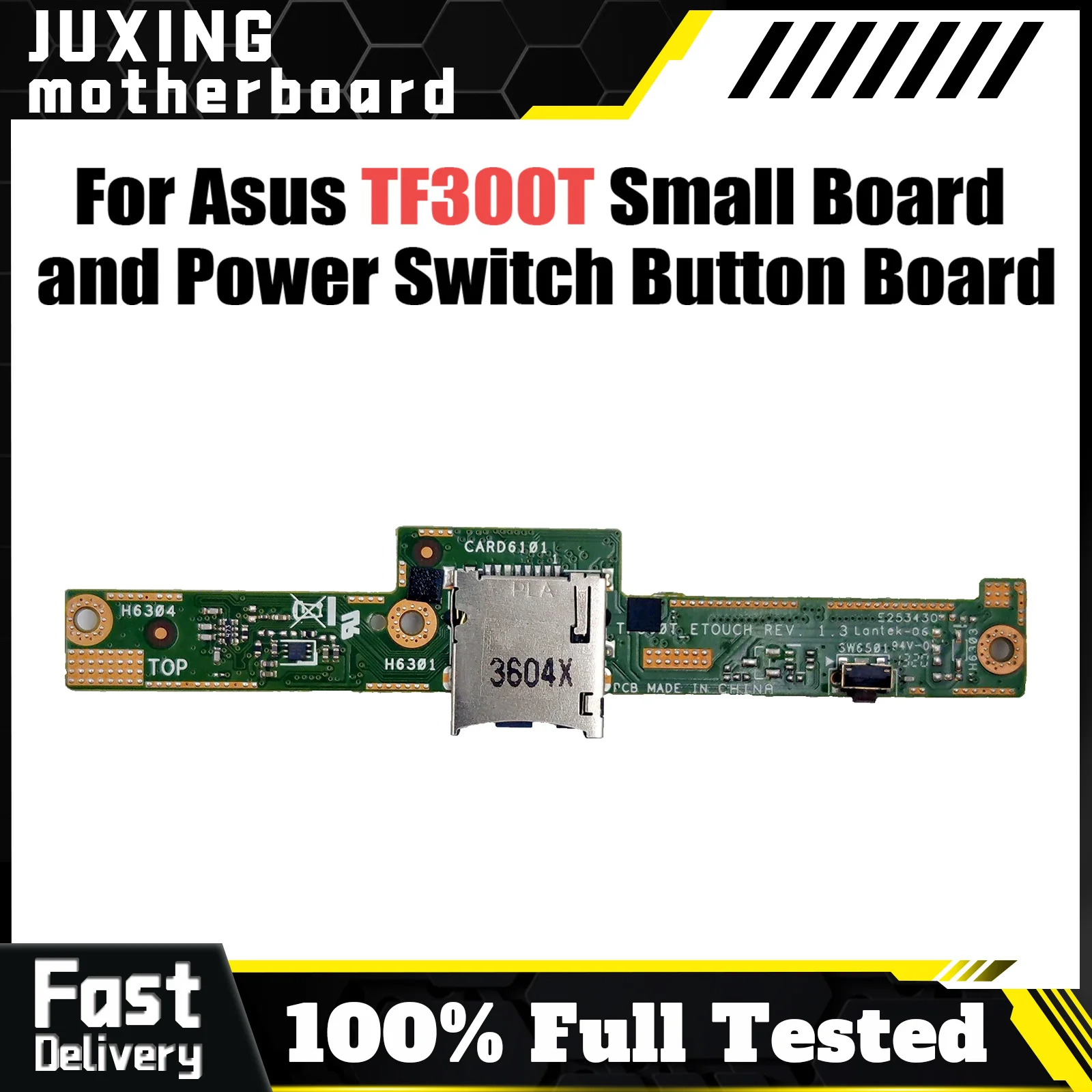 For Asus EeePad Transformer TF300T SD Card Small Board and Power Switch Button board 14010-00060900 Fast Ship
For Asus EeePad Transformer TF300T SD Card Small Board and Power Switch Button board 14010-00060900 Fast Ship