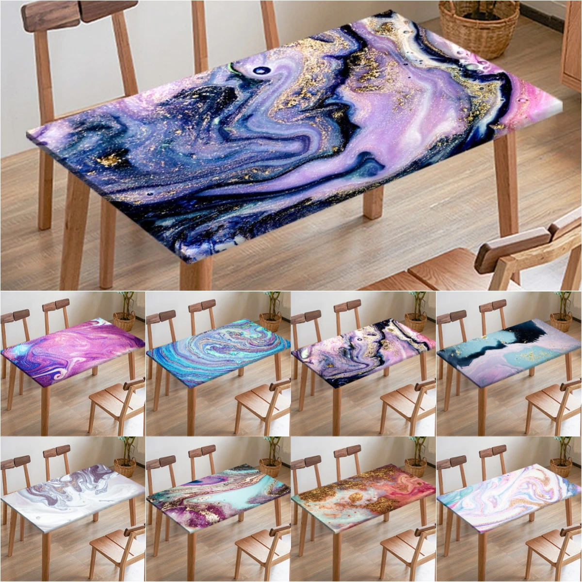 Abstract Marble Rectangular Tablecloth Waterproof Fitted Rectangle Table Cover Elastic Table Cloth for Dining Table Desk Decor
Abstract Marble Rectangular Tablecloth Waterproof Fitted Rectangle Table Cover Elastic Table Cloth for Dining Table Desk Decor
