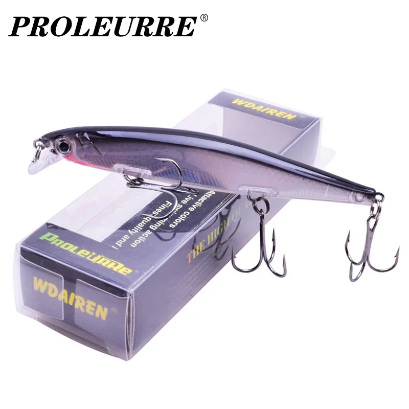 New Proleurre Fishing Lures 11cm 13.8g Sinking Minnow Wobblers Plastic Artificial Baits With Hook for Bass Pike Carp Swimbait Ta
New Proleurre Fishing Lures 11cm 13.8g Sinking Minnow Wobblers Plastic Artificial Baits With Hook for Bass Pike Carp Swimbait Ta