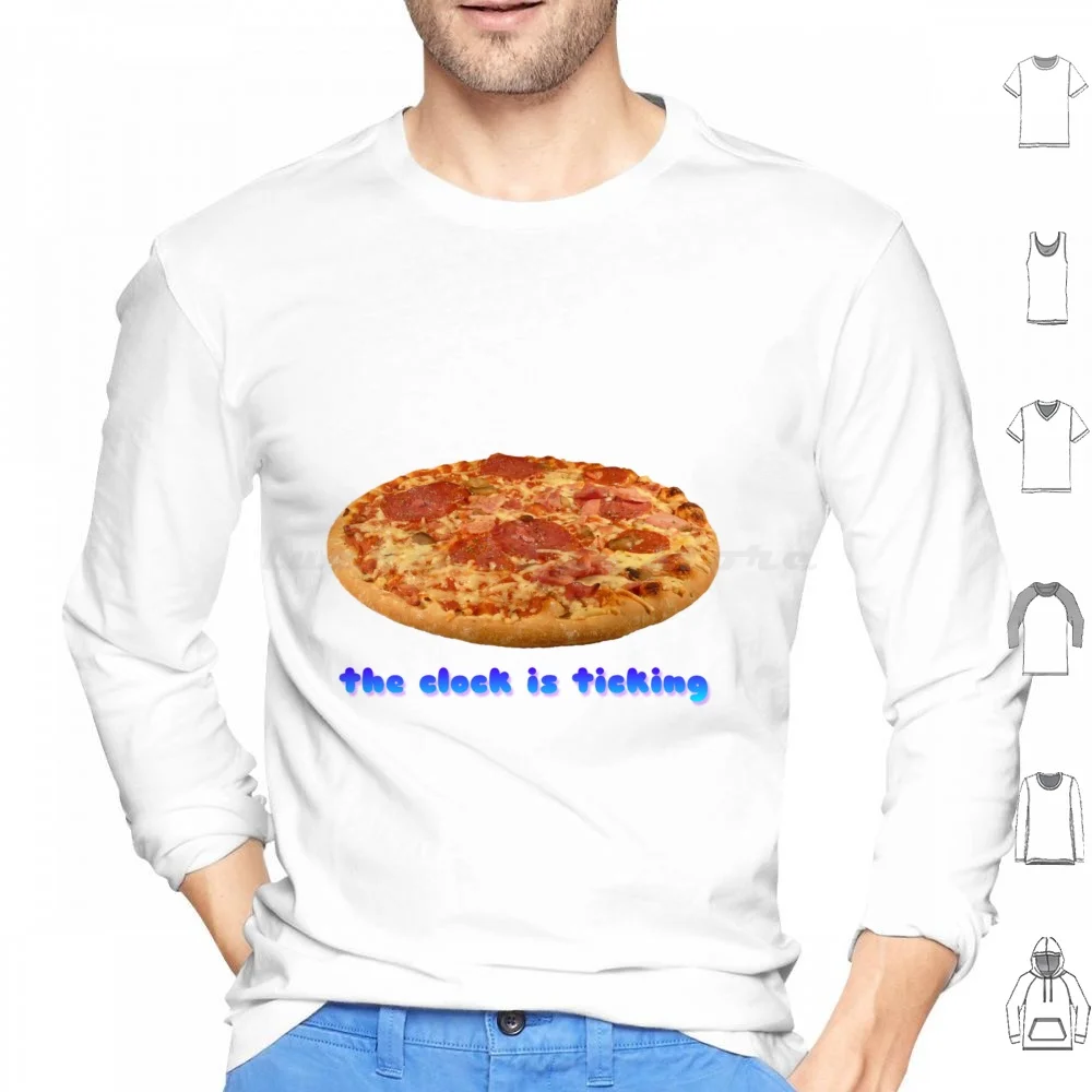 Even My Clock Is Ticking Hoodie Cotton Long Sleeve Ticking Pizza Food Fastfood Fast Food Saga Meme Surreal Dank Surrealism Hut
Even My Clock Is Ticking Hoodie Cotton Long Sleeve Ticking Pizza Food Fastfood Fast Food Saga Meme Surreal Dank Surrealism Hut