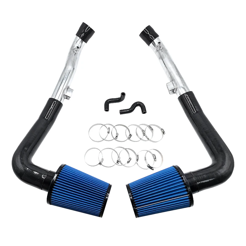 3-дюймовый серебряный комплект впуска холодного воздуха для Ni*ssan Infiniti 370Z/G37 Q60 с силиконовым шлангом, комплект сапунного шланга из ПВХ 
3-дюймовый серебряный комплект впуска холодного воздуха для Ni*ssan Infiniti 370Z/G37 Q60 с силиконовым шлангом, комплект сапунного шланга из ПВХ