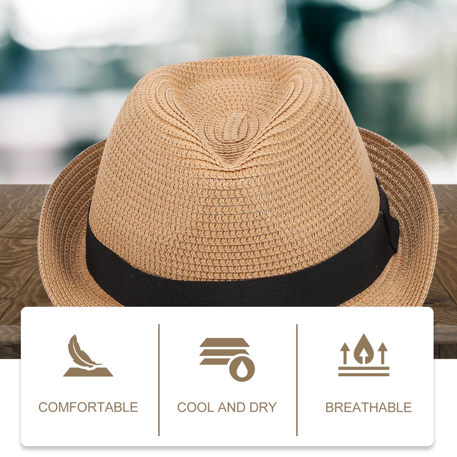 Straw Wide Brim Sun Beach Hat for Men Women Lightweight Foldable Bucket Hat Summer Outdoor Gardening Tourism Straw
Straw Wide Brim Sun Beach Hat for Men Women Lightweight Foldable Bucket Hat Summer Outdoor Gardening Tourism Straw