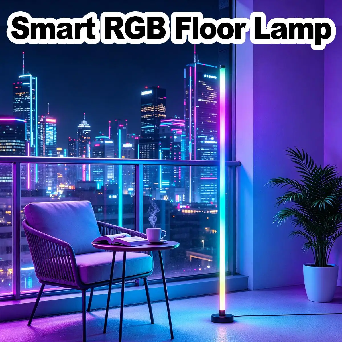 RGB Floor Lamp Smart Home Floor Lamp Ambient Lighting Color Changing Dimmable APP Remote Music Sync Modern Gift Room Home USB
RGB Floor Lamp Smart Home Floor Lamp Ambient Lighting Color Changing Dimmable APP Remote Music Sync Modern Gift Room Home USB
