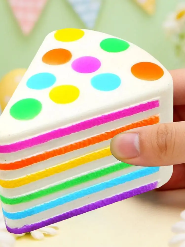 Squeeze Toys Rainbow Cake Soft Desk Accessories Funny Pocket Stress Balls Toys for Men Women Kids Home Classroom Office
Squeeze Toys Rainbow Cake Soft Desk Accessories Funny Pocket Stress Balls Toys for Men Women Kids Home Classroom Office