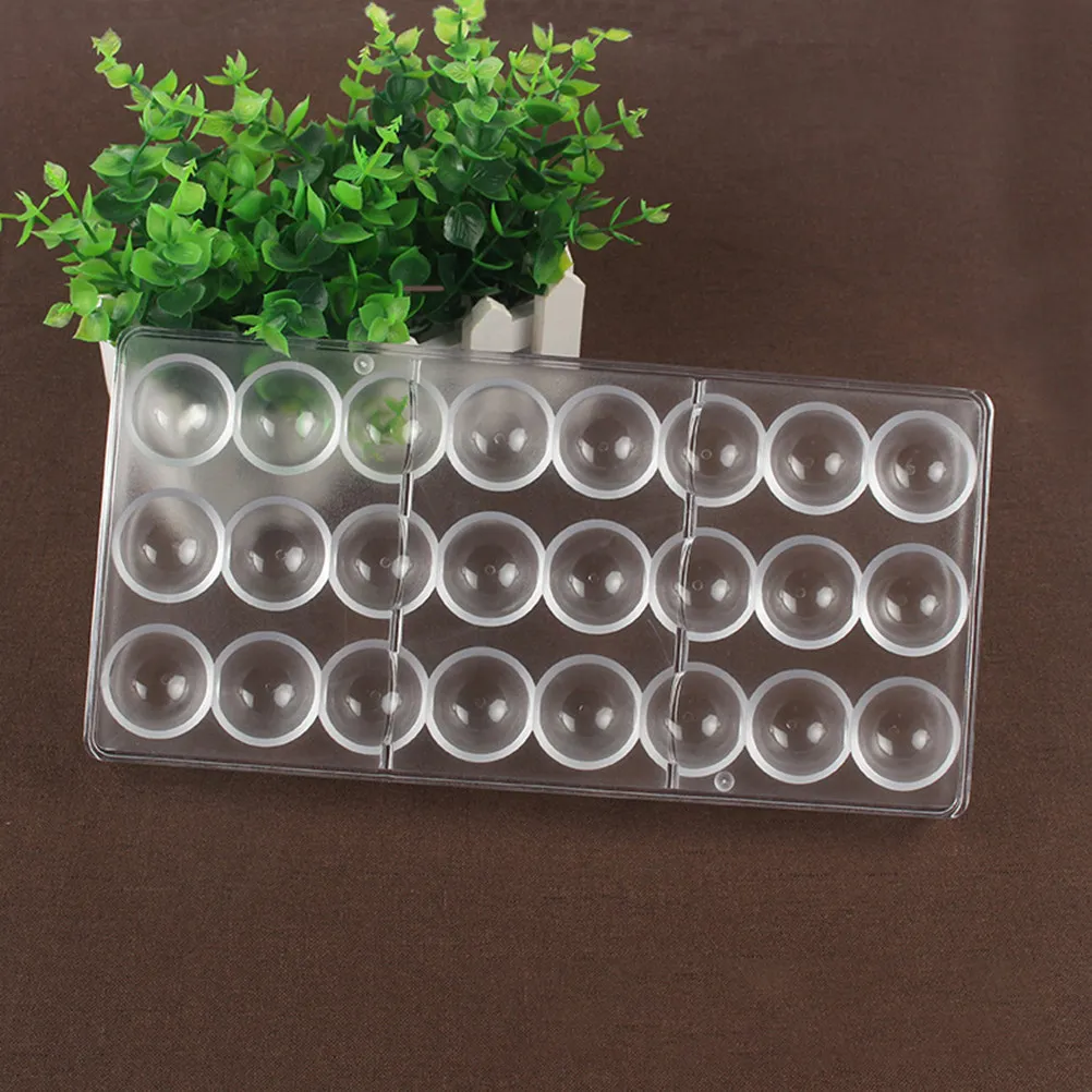 24 Cavity Round Transparent Chocolate Mold High Durability Safe Plastic for Easy DIY Chocolate Candy Pudding Jelly Crafting
24 Cavity Round Transparent Chocolate Mold High Durability Safe Plastic for Easy DIY Chocolate Candy Pudding Jelly Crafting