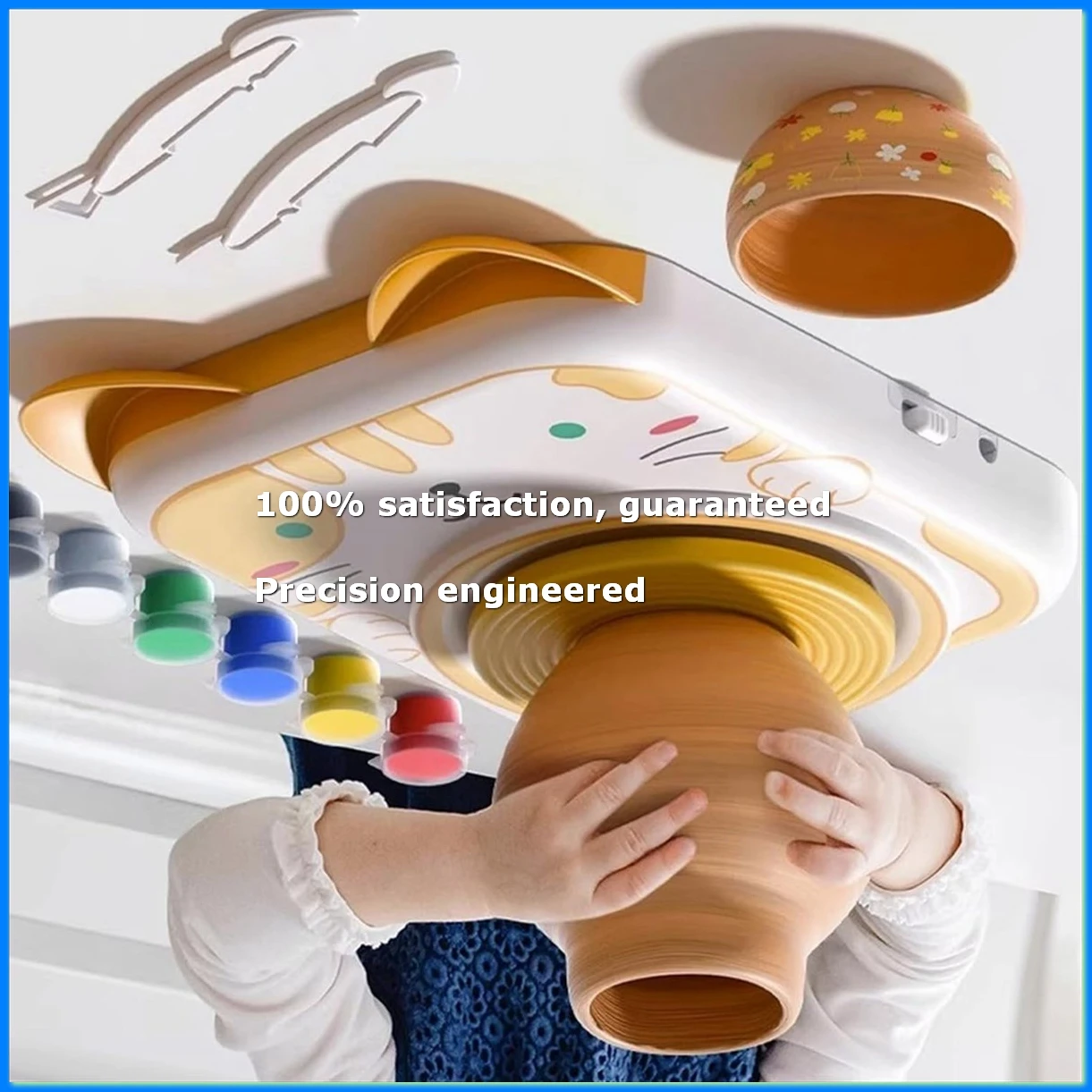 Kids' Pottery Wheel - Clay Sculpting Tools and Painting Kit, DIY Kit for Beginners, 6 Pack Modeling Clay, Crafts Kit-ABYS
Kids' Pottery Wheel - Clay Sculpting Tools and Painting Kit, DIY Kit for Beginners, 6 Pack Modeling Clay, Crafts Kit-ABYS