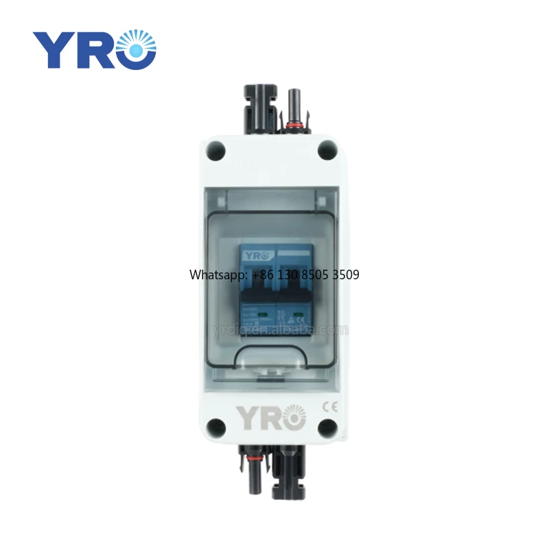 Outdoor Air Box Switch 6A-63A Load Switch DC550V Connector Solar PV DC Circuit Breaker Type Combiner Box ABS for Outdoor Use
Outdoor Air Box Switch 6A-63A Load Switch DC550V Connector Solar PV DC Circuit Breaker Type Combiner Box ABS for Outdoor Use