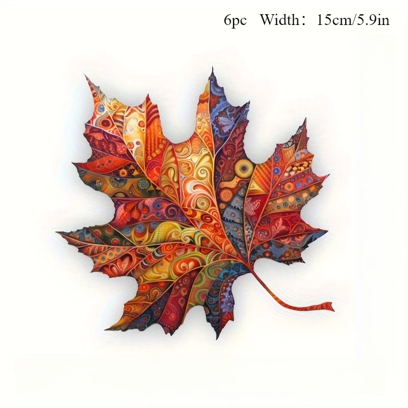 6 Vibrant Maple Leaf Vinyl StickersAdhesive Matte Suitable for Cars and Laptops Cartoon Plant Design, Easy to Apply and Remove
6 Vibrant Maple Leaf Vinyl StickersAdhesive Matte Suitable for Cars and Laptops Cartoon Plant Design, Easy to Apply and Remove