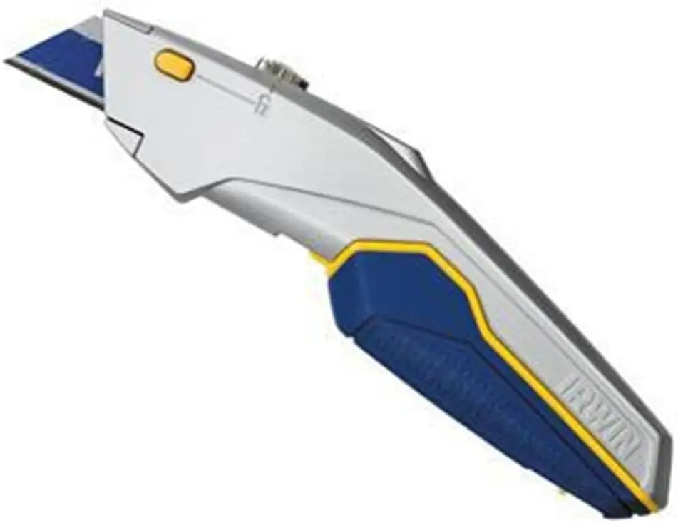Quick-Change Utility Knife with Ergonomic Grip, 10-Blade Storage
Quick-Change Utility Knife with Ergonomic Grip, 10-Blade Storage
