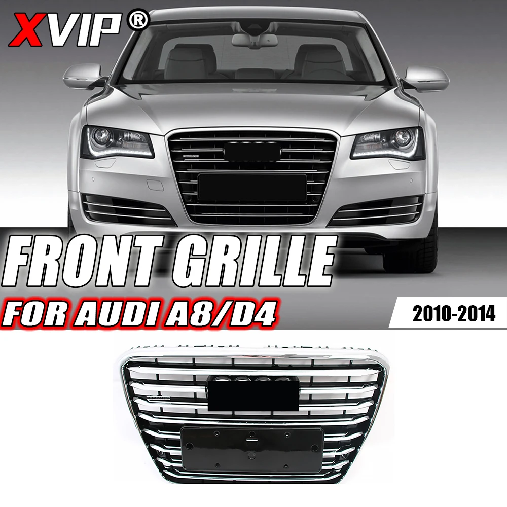 XVIP Quattro стиль Высокое качество ABS решетка отделка Гриль линия подходит для Audi A8 D4 2010-2014 хромированный серебристый стиль передний бампер решетка
XVIP Quattro стиль Высокое качество ABS решетка отделка Гриль линия подходит для Audi A8 D4 2010-2014 хромированный серебристый стиль передний бампер решетка