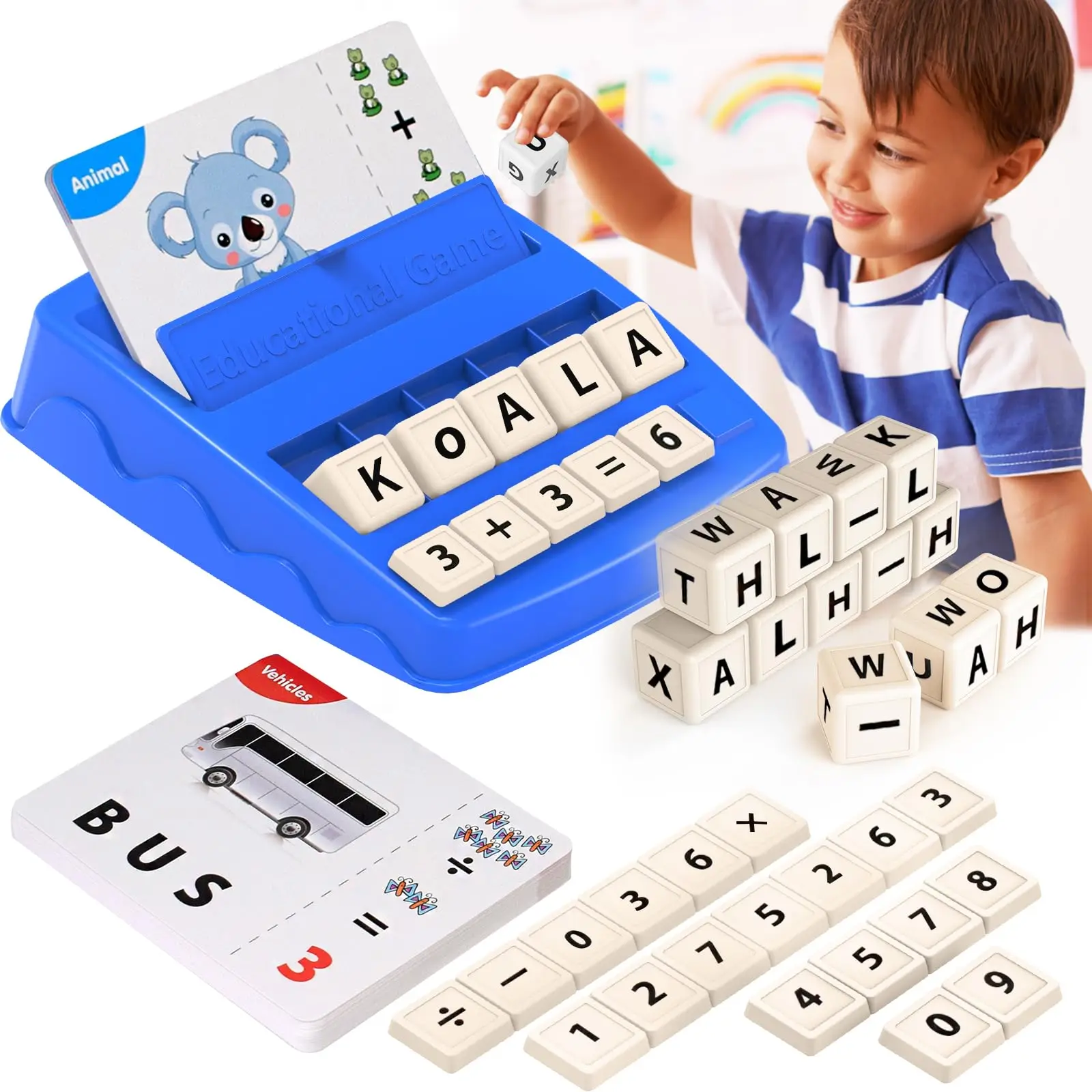 Educational Alphabet Spelling Number Matching Memory Game Interactive Parent-Child Learning Toy for Kids English Letter Board
Educational Alphabet Spelling Number Matching Memory Game Interactive Parent-Child Learning Toy for Kids English Letter Board