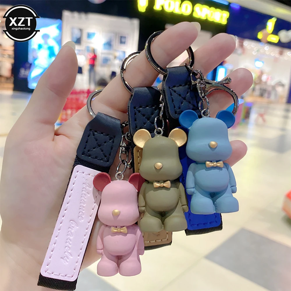 New Cartoon Key Chain PVC Bear Keychains Cute Toy Car Key Ring Creative Custom Ins Pendant Key Rings Birthday Gifts For Children
New Cartoon Key Chain PVC Bear Keychains Cute Toy Car Key Ring Creative Custom Ins Pendant Key Rings Birthday Gifts For Children