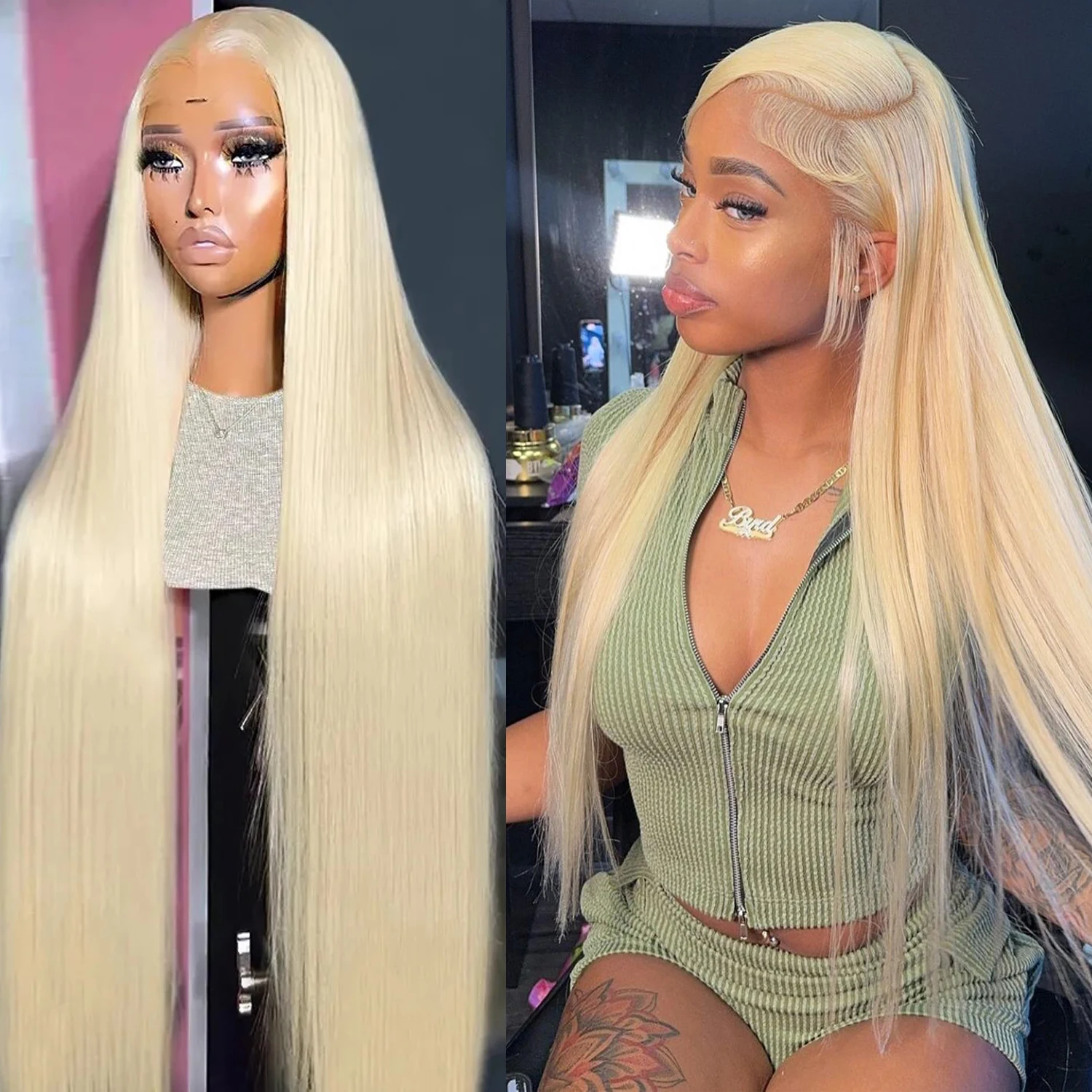 13x4 13x6 HD Transparent Lace Frontal Wigs Human Hair 613 Blonde Straight Human Hair Lace Front Wigs For Women 30 Inches
13x4 13x6 HD Transparent Lace Frontal Wigs Human Hair 613 Blonde Straight Human Hair Lace Front Wigs For Women 30 Inches