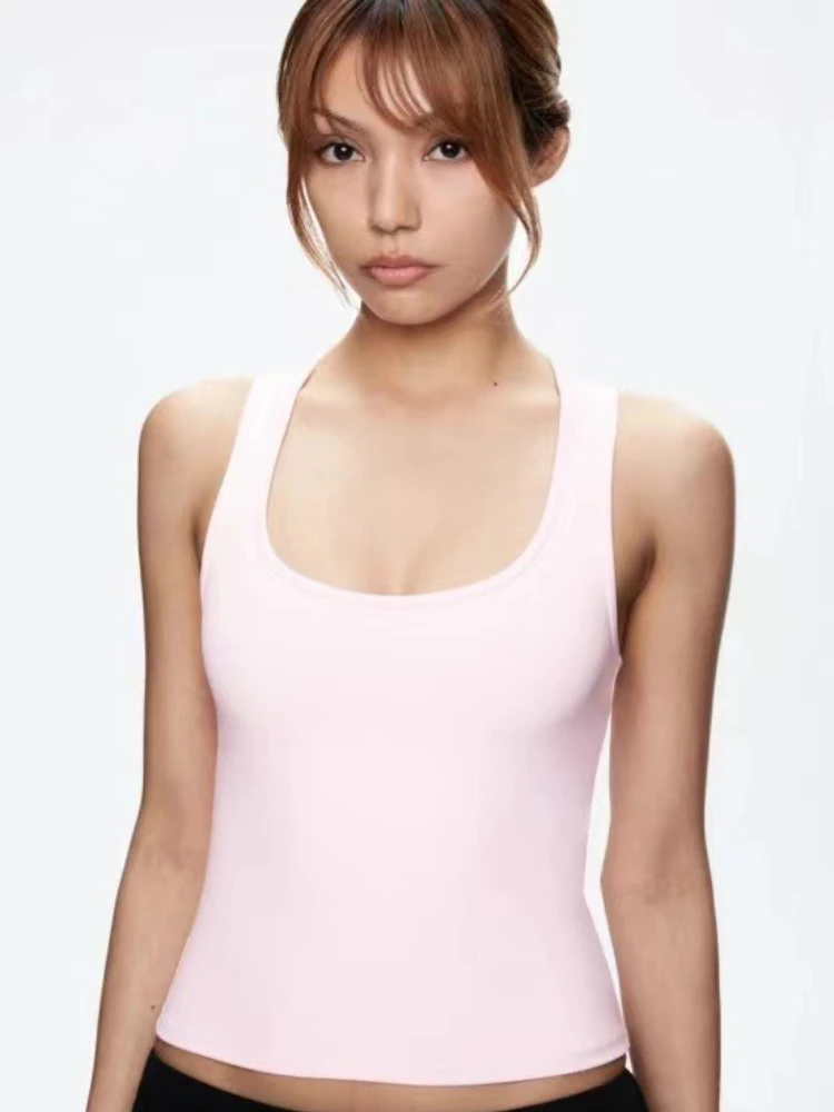 Tank Summer Women's Vest Suspender Wide Shoulder Straps Racer Vest Sexy Top Casual Sports Daily Wear
Tank Summer Women's Vest Suspender Wide Shoulder Straps Racer Vest Sexy Top Casual Sports Daily Wear