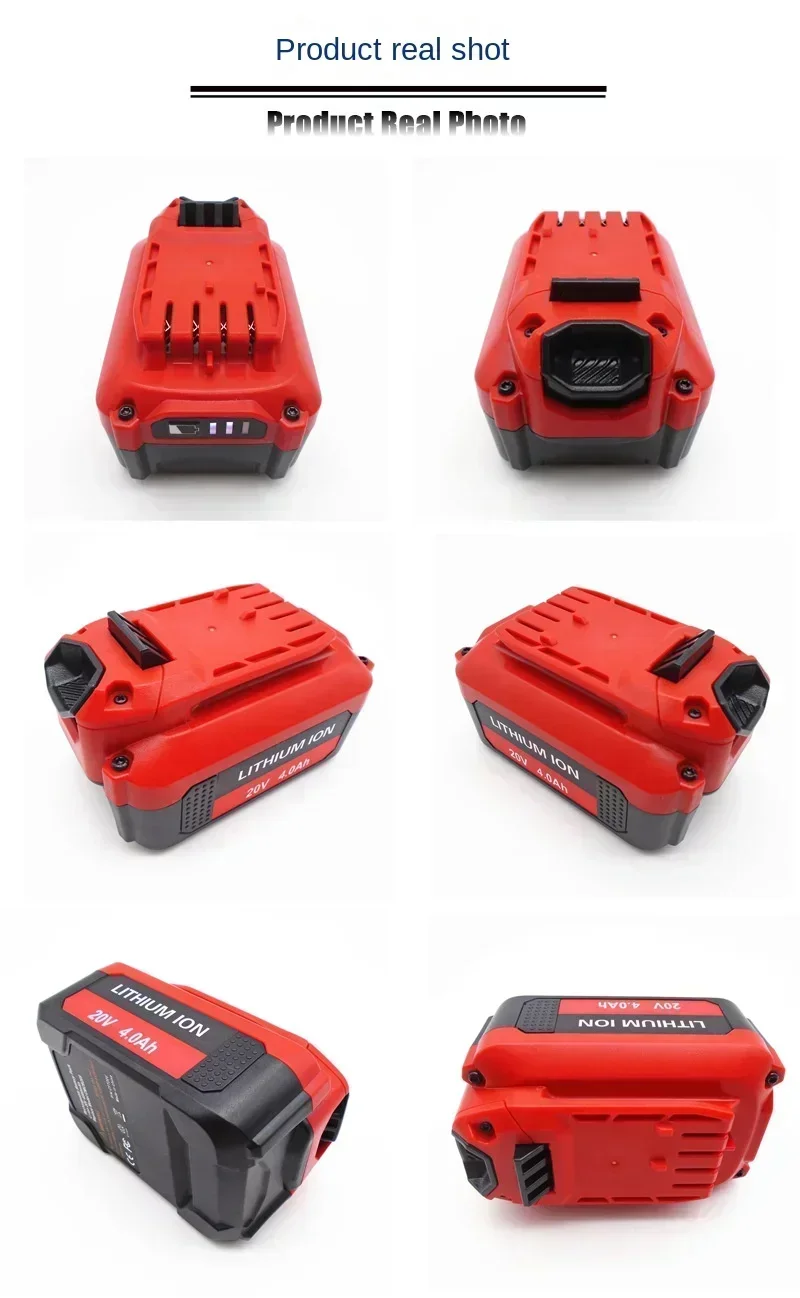Suitable for Porter Cable Bupai 18V3.0ah-6.0ah Tool Lithium Battery PCC685L Replacement
Suitable for Porter Cable Bupai 18V3.0ah-6.0ah Tool Lithium Battery PCC685L Replacement