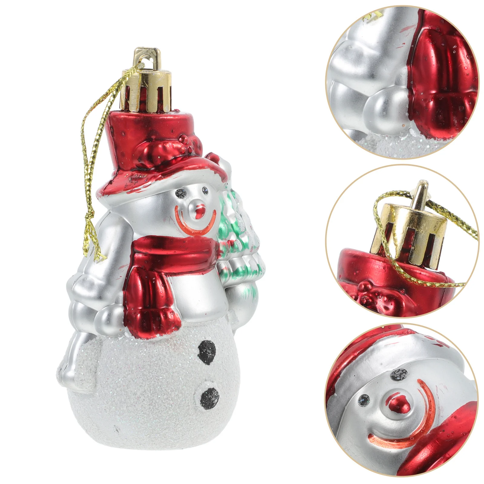 4Pcs Christmas Tree Hanging Ornaments Snowman Shape Handmade Xmas Decorations Festive Party Decor Christmas Decorations
4Pcs Christmas Tree Hanging Ornaments Snowman Shape Handmade Xmas Decorations Festive Party Decor Christmas Decorations