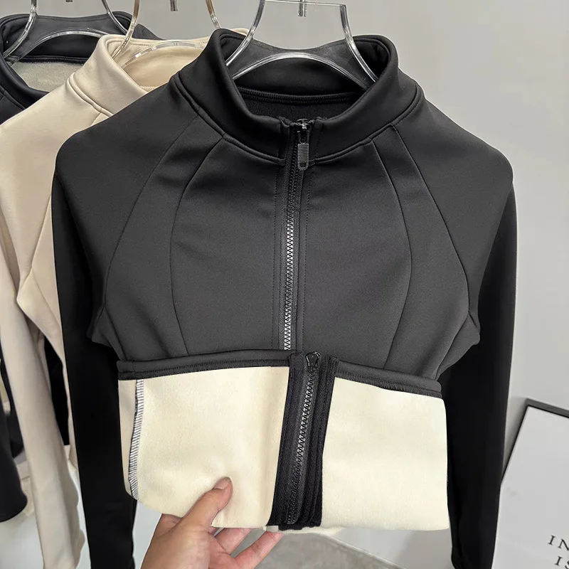 Women Long Sleeve Running Sports Sweatshirts Ladies Workout Fitness Coat Activewear Tops Zipper Running Women Jackets
Women Long Sleeve Running Sports Sweatshirts Ladies Workout Fitness Coat Activewear Tops Zipper Running Women Jackets
