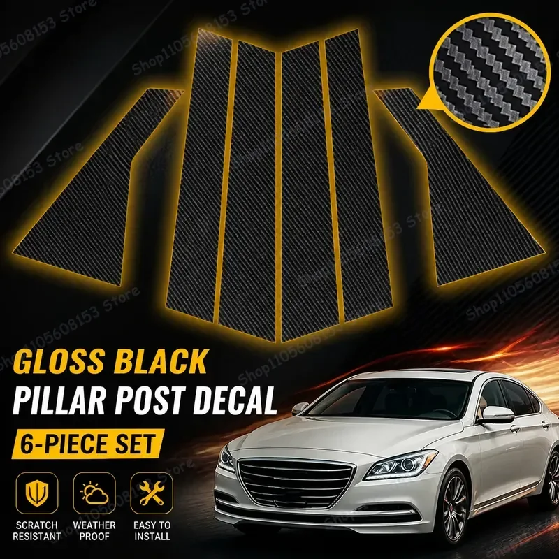 For Hyundai Genesis G80 Sedan 2015 2016 2017 2018 2019 2020 2021 2022 Carbon Fiber Door Pillar Trim Cover Sticker Auto
For Hyundai Genesis G80 Sedan 2015 2016 2017 2018 2019 2020 2021 2022 Carbon Fiber Door Pillar Trim Cover Sticker Auto