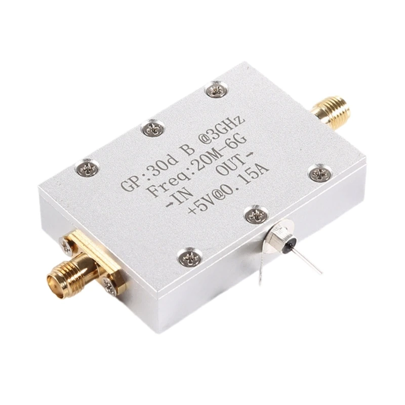 20Mhz-6Ghz RF WideBandAmplifier 30dB HighGain Low Noise Amplifiers For FPVRacing Drones Module
20Mhz-6Ghz RF WideBandAmplifier 30dB HighGain Low Noise Amplifiers For FPVRacing Drones Module